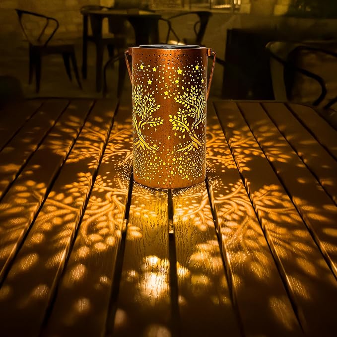 Tree of Life Solar Lanterns Outdoor Waterproof, Birthday Gifts - Image 9