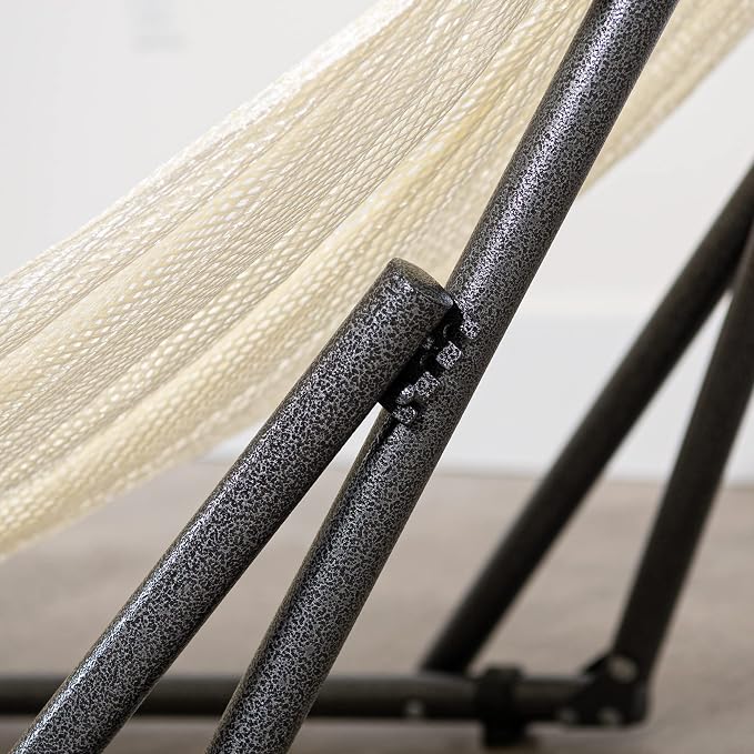 Best Home Fashion Hammock with Collapsible Steel Stand 450 lbs Capacity & - Image 7