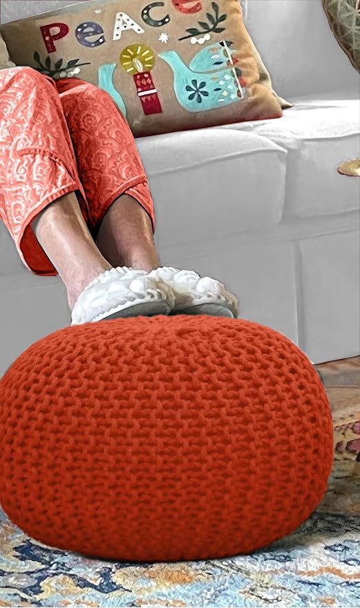 COTTON CRAFT Round Pouf - Image 4