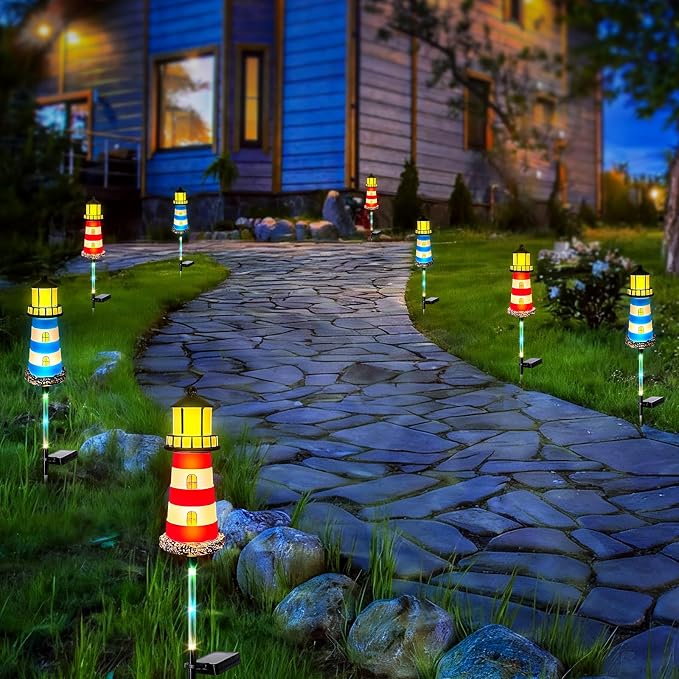 Solar Lights Outdoor 2 Pack, Solar Garden Lamps, Outdoor Decorations, Garden - Image 5