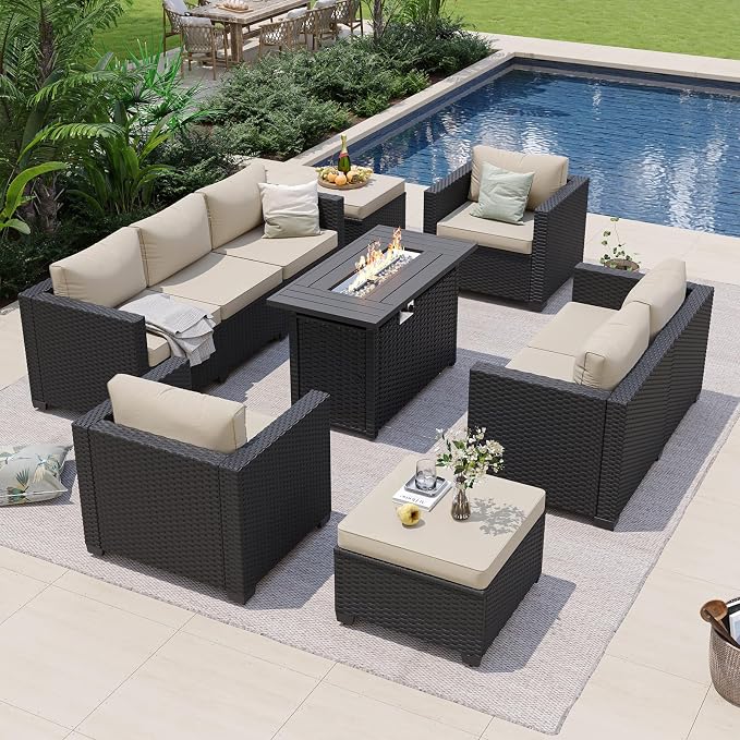 Aoxun 7 Piece Patio Furniture Set - Image 8