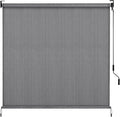 LIFERUN Outdoor Roller Sun Shade 8' W x 8' H, HDPE Shade Cloth by PowerYourEveryWorkout
