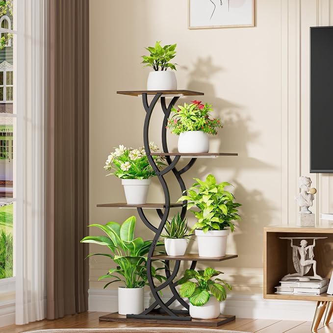 Plant Stand Indoor with Grow Lights - Image 8