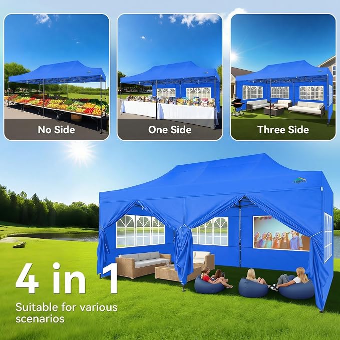 COBIZI 10x20 Heavy Duty Pop up Canopy Tent - Image 2