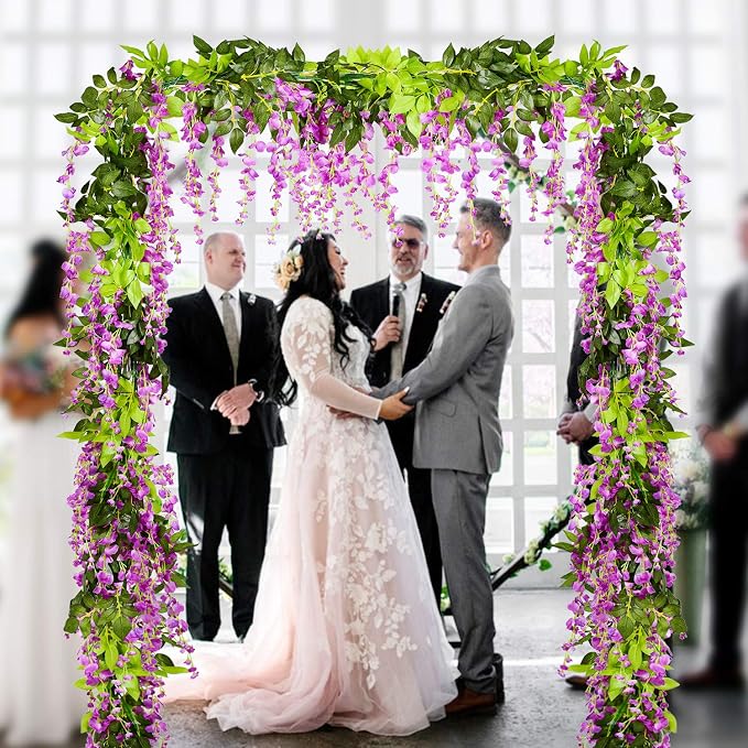 Lvydec Wisteria Artificial Flowers Garland - Image 3