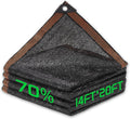 70% Shade Cloth, 14FTx20FT HDPE Mesh Tarp by Homiton