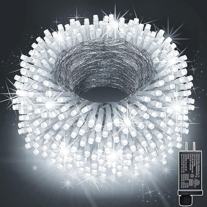 KNONEW 197FT 500 LED Christmas Lights Outdoor String Lights 8 Modes & Memory - Image 9