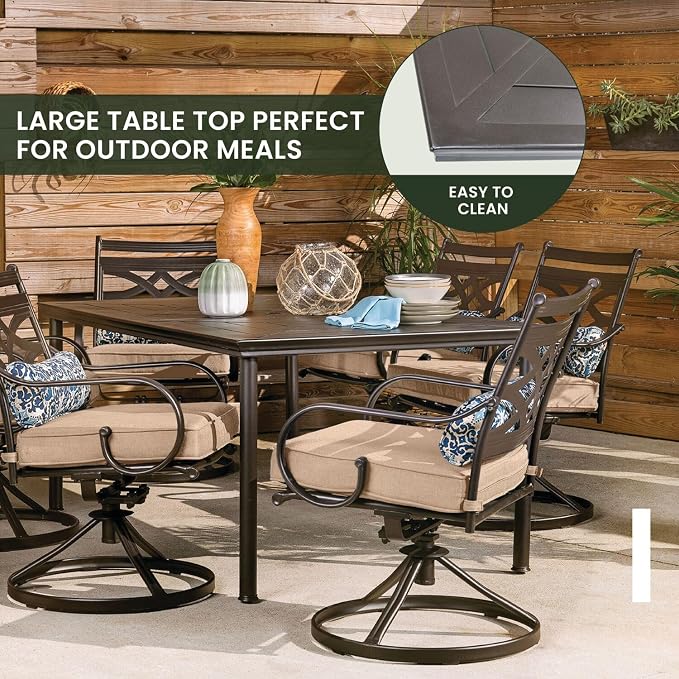 Hanover Montclair 7-Piece Outdoor Dining Set - Image 8