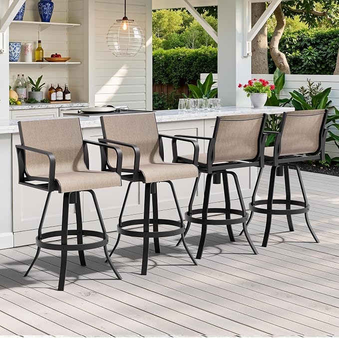 Crestlive Products Outdoor Swivel Bar Stools by CrestliveProducts