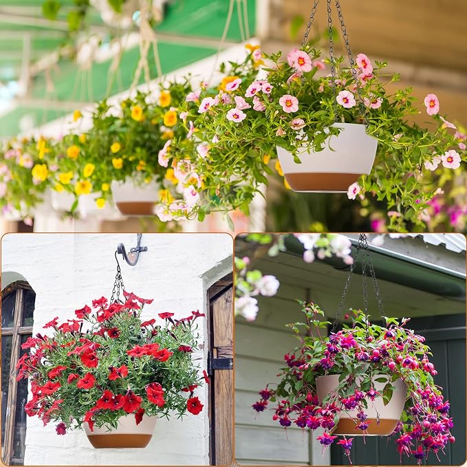 Mumufy 6 Pcs 8 Inch Hanging Planter - Image 6