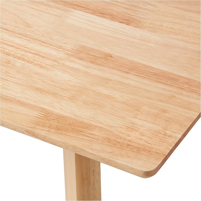 Amazon Basics FSC Certified Sturdy Solid Wood Rectangular Dining Table - Image 6