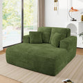 56" Oversized Chaise Lounge Chair Indoor, Plush Corduroy Sleeper Sofa Couch Bed by JEEOHEY