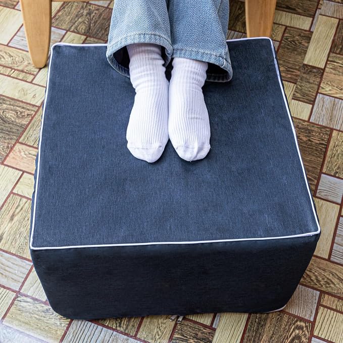 Outdoor Ottoman 20x20x14 Inches Outdoor Square Ottomans by AbunHeri