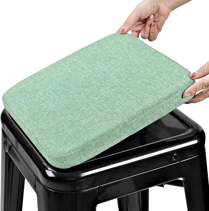 BUYUE Friendly Woven Fabric Magnetic Bar Stool Cushion 1 Piece, Enhanced by BUYUE
