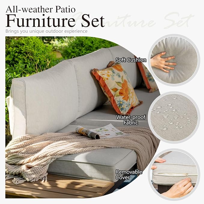 Sophia & William 6 Pieces Patio Furniture Set - Image 2