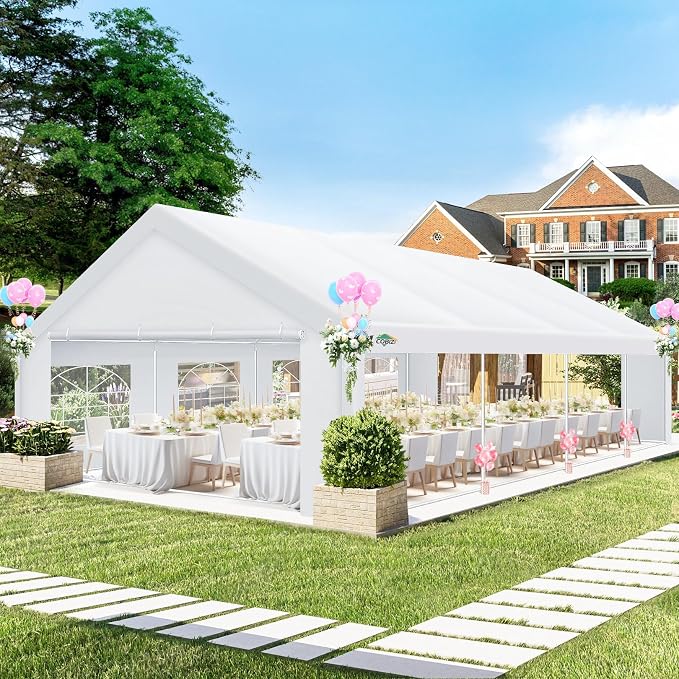 COBIZI 20x30 Party Tent Heavy Duty, Large Outdoor Wedding Tents - Image 8