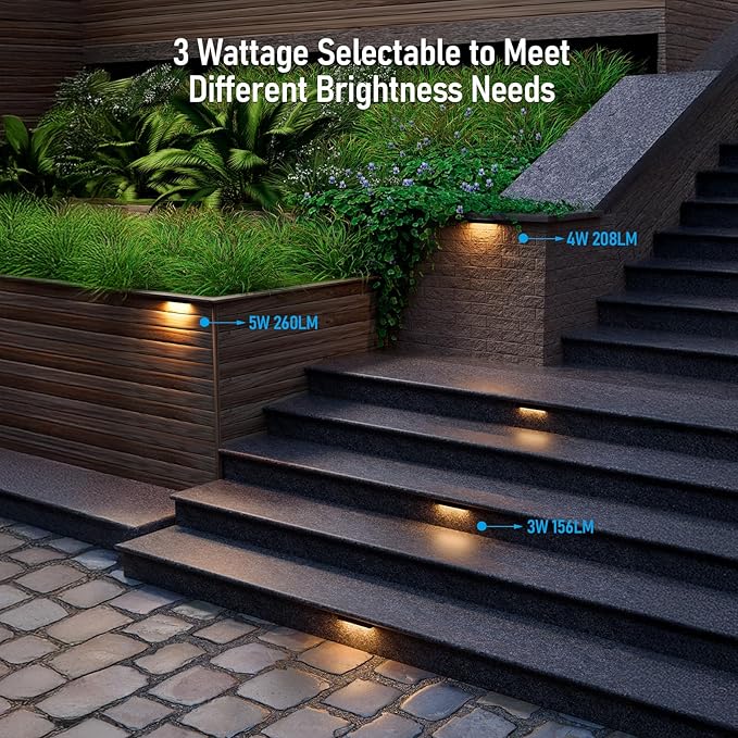 LEONLITE 7 Inch LED Hardscape Lighting, Update Retaining Wall Lights, LED - Image 2
