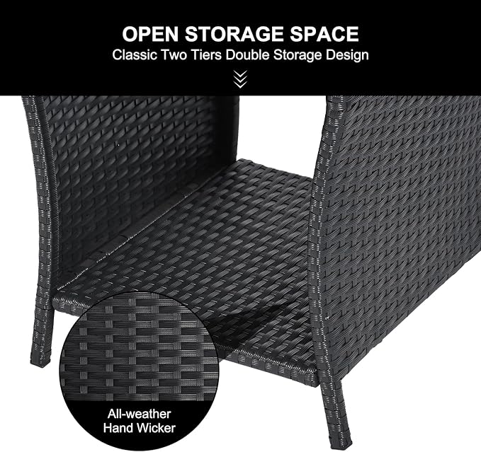Outdoor Side Table Small Outdoor End Table - Image 7