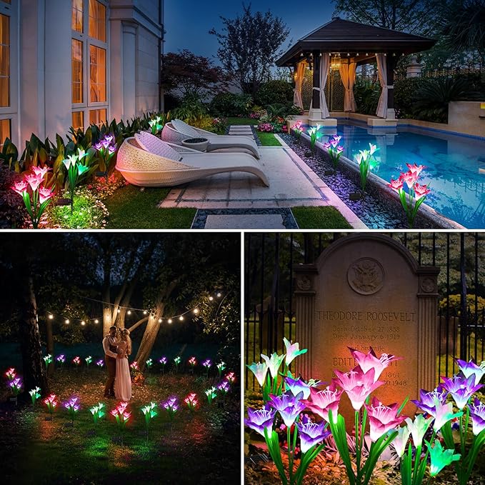 KOOPER Outdoor Solar Lights, 8 Pack Solar Garden Light - Image 6