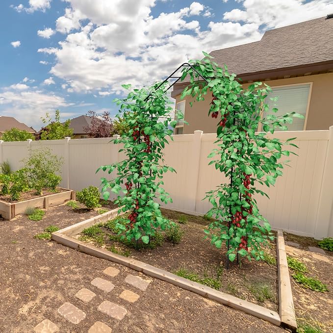 Vrisa Metal Garden Arch Trellis - Image 8