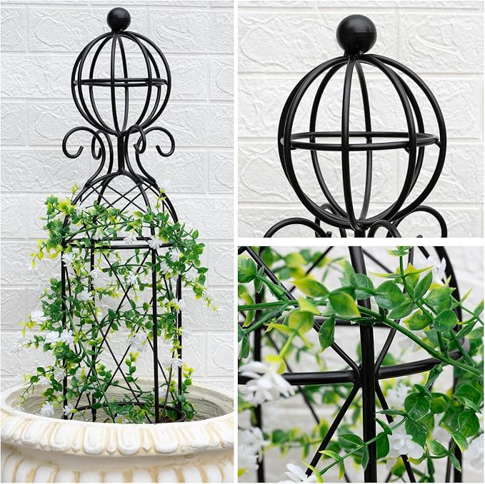 Garden Obelisk Trellis for Climbing Plants - Image 3