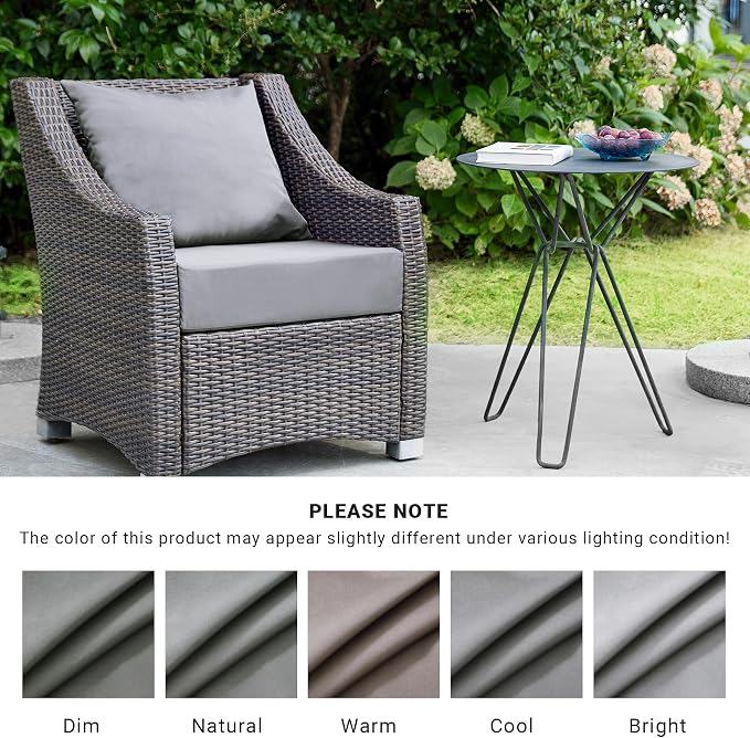 Outdoor Cushions for Patio Furniture, Outdoor Seat Cushion Set 24 x 24 x 4 Inch - Image 7