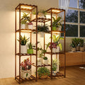 Bamworld Plant Stand with Grow Light Plant Shelf by Bamworld