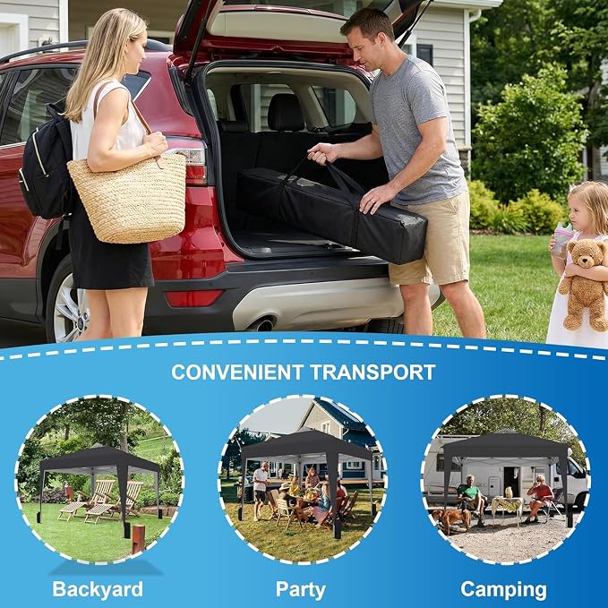 SANWAY 10x10 Pop Up Canopy Tent - Image 7