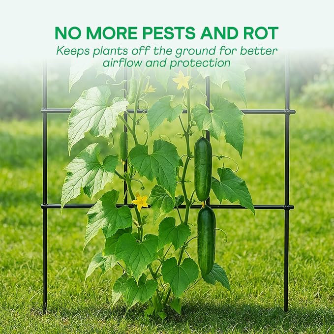 IDZO 2-Panel Folding Trellis, Basic Metal Decoration Trellis - Image 4