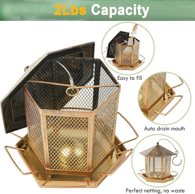 Wild Birds Feeder, Finch Bird Feeder - Image 3