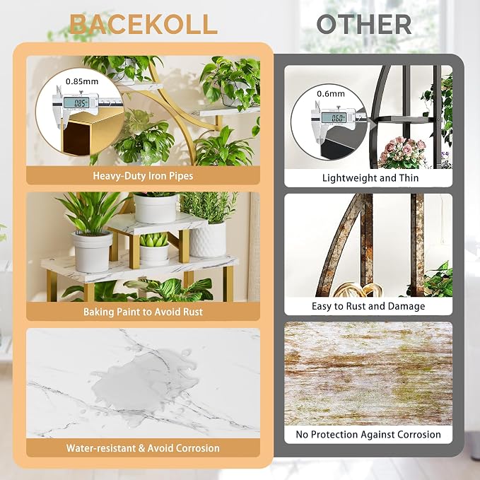 Plant Stand Indoor with Grow Lights - Image 9