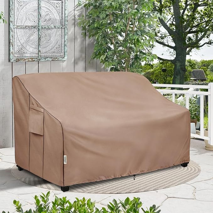 3-Seater Heavy Duty Patio Bench Loveseat Cover, 100% Waterproof Outdoor Sofa - Image 7