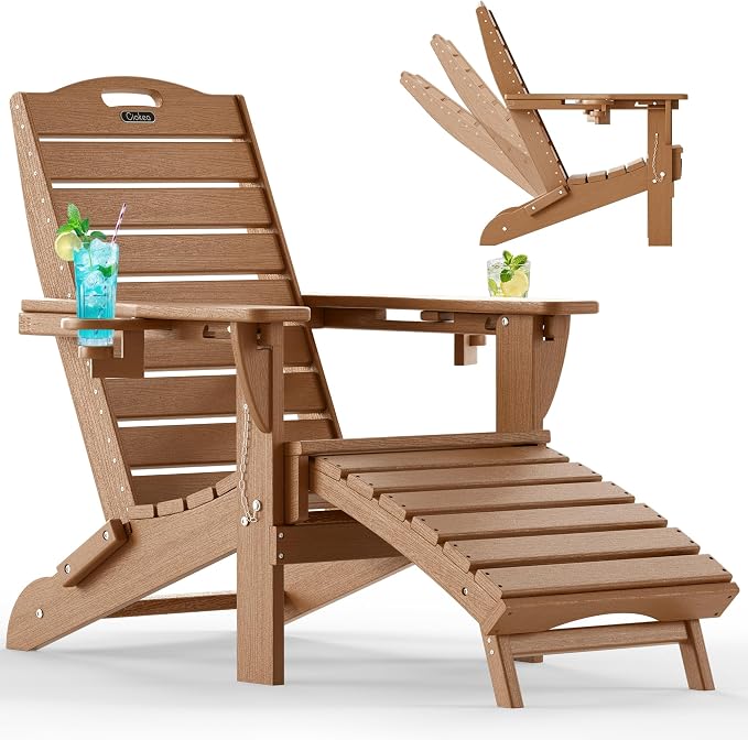 Ciokea Folding Adirondack Chair by CIOKEA