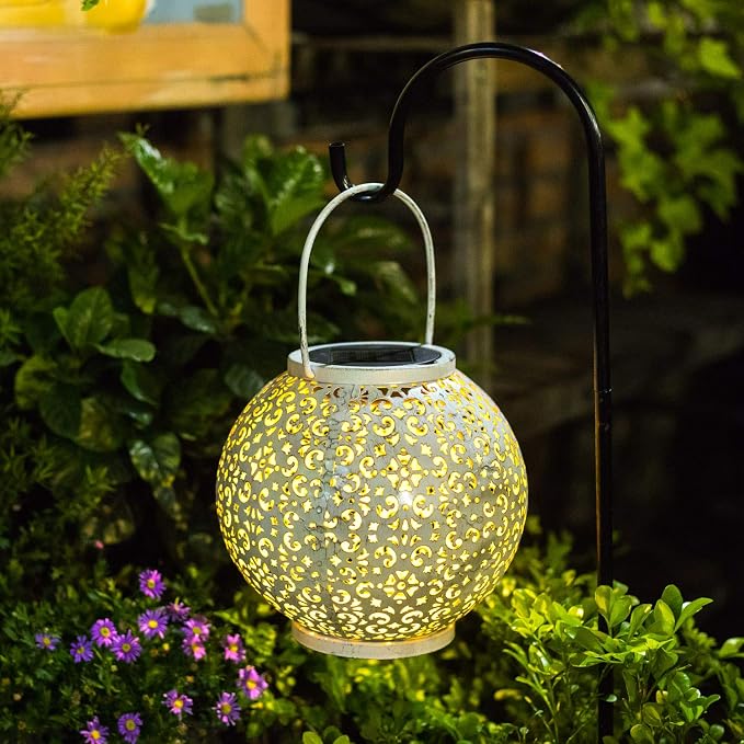 Outdoor Solar Big Lantern Waterproof Mothers Day Garden Gifts - Image 3