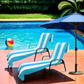 Superior Cabana Cotton Lounge Chair Cover, Outdoor Towel/Chaise Furniture Covers by SUPERIOR