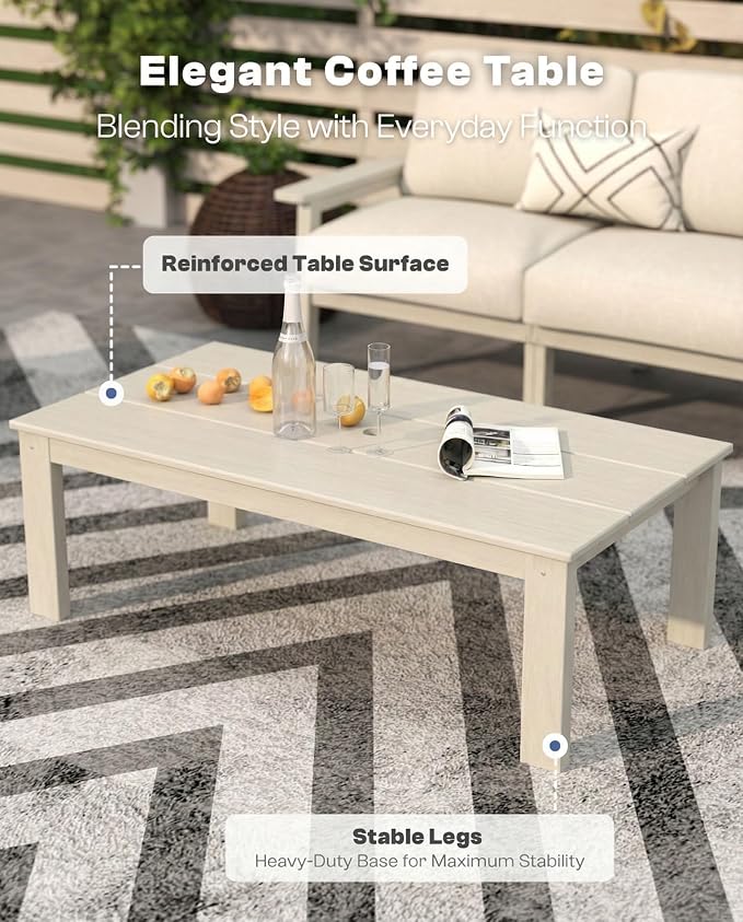 7 Piece Patio Conversation Sets, Outdoor Couch - Image 8