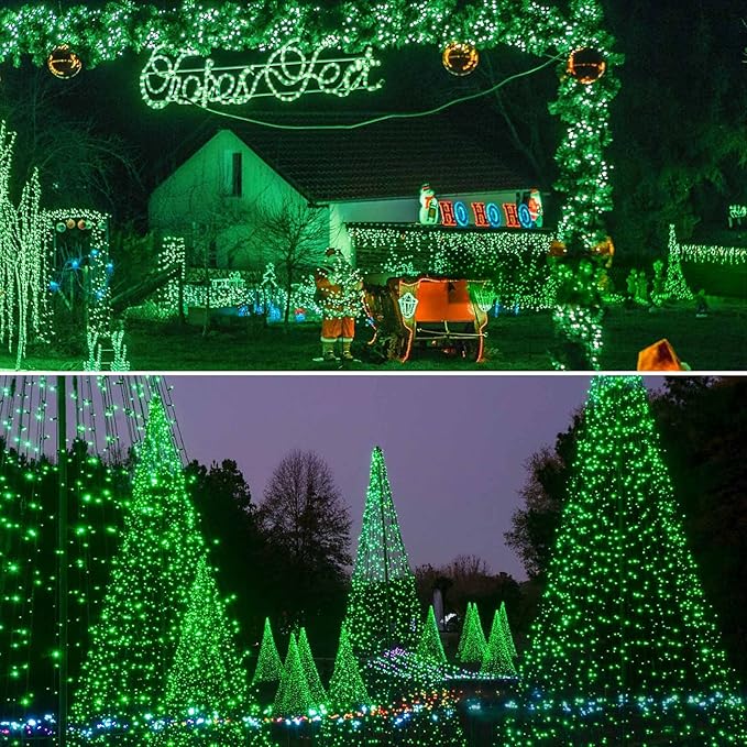 2 Pack 480 LED Solar Chrismas Lights Outdoor, Solar String Lights - Image 2