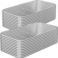 2 Pack Tall 8x4FT Raised Beds for Gardening, Corrugated Galvanized Steel Raised by OZMSHF