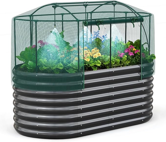 Quictent Galvanized Raised Garden Bed Kit by QUICTENT
