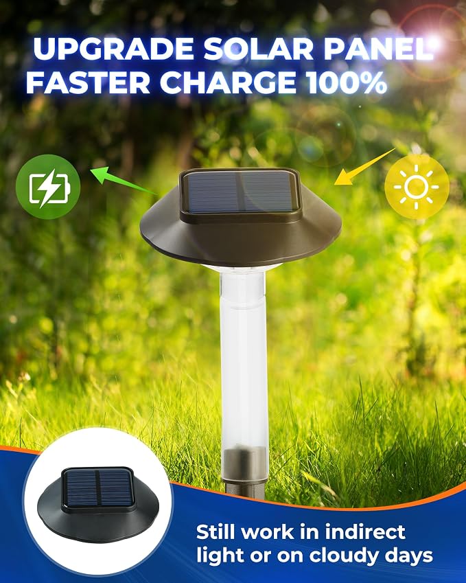 ALEPOD Color Changing Solar Pathway Lights - Image 4