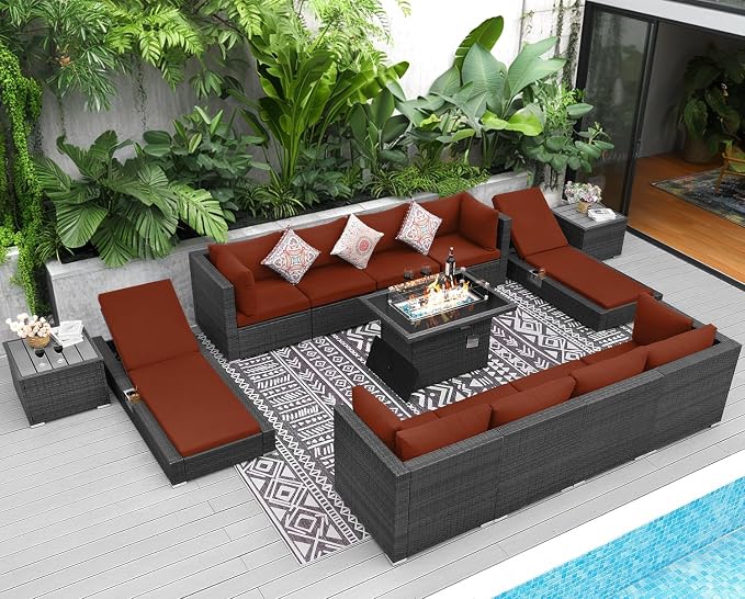 NICESOUL 13 Piece Outdoor Seating - Image 3