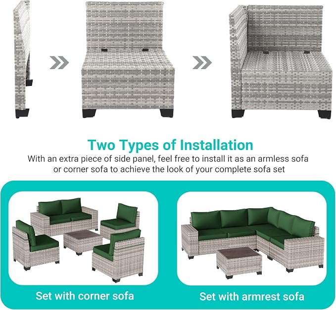 10-Piece Outdoor Patio Furniture Set - Image 5
