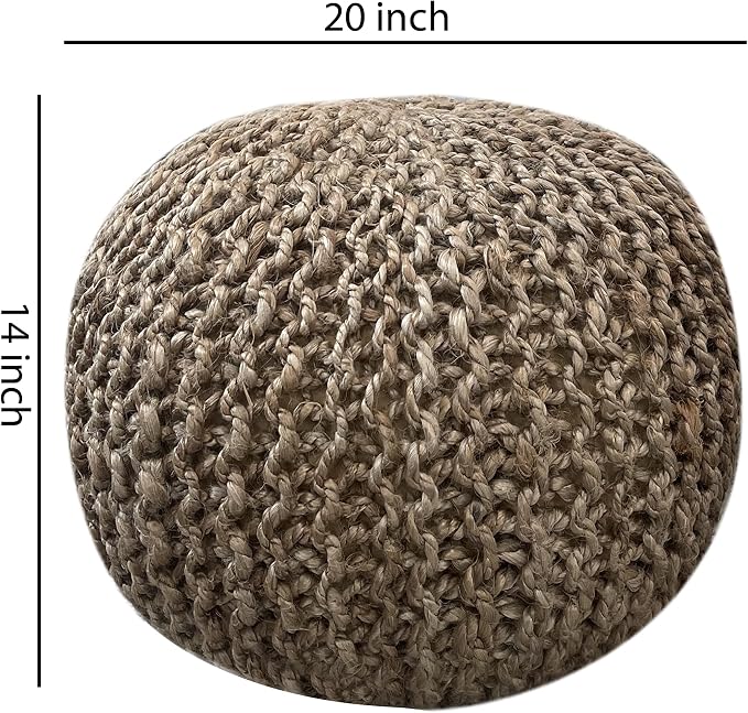 S & L Homes Pouf Ottoman - Image 2