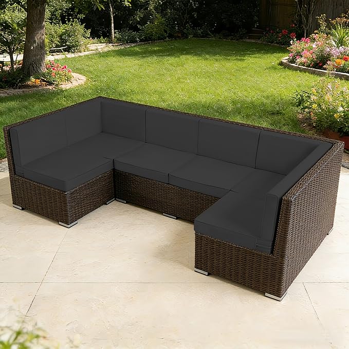 Outdoor Replacement Cushions for Patio Furniture, Splash-Resistant and - Image 6