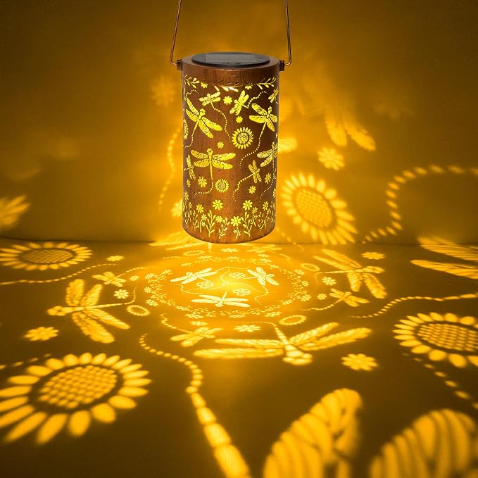 Dragonfly Flower Solar Lanterns Outdoor Waterproof, Birthday Gifts - Image 7