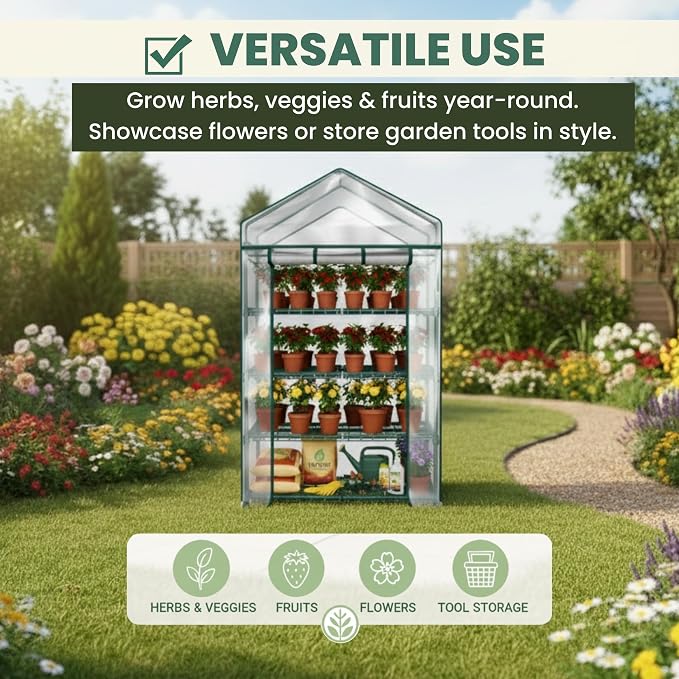 4 Tier Mini Greenhouse - Image 6