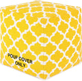 REDEARTH · UNSTUFFED Pouf Ottoman Cover Textured Storage Cube Boho Bean Bag by REDEARTH