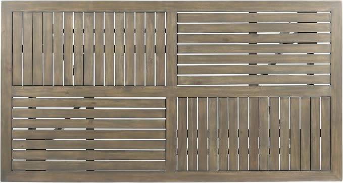 Christopher Knight Home Jaden Outdoor Acacia Wood Rectangular Dining Table - Image 6