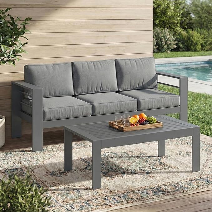 Solaste Aluminum Patio Furniture Set by Solaste
