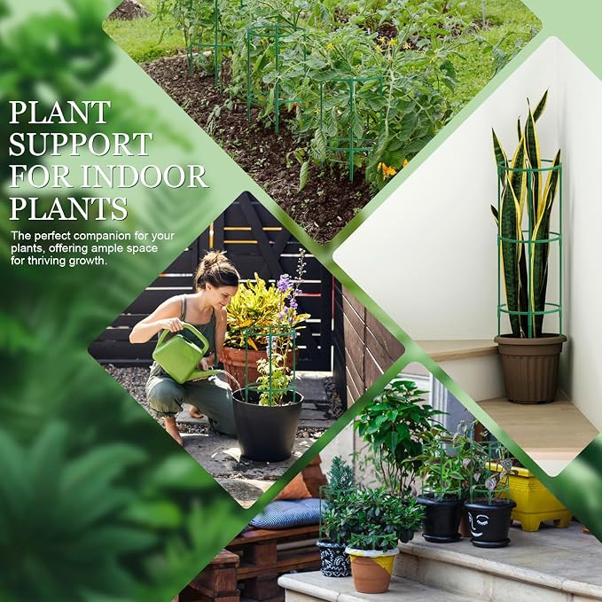 24Pcs Plant Support Stakes, Half Round Plant Stakes - Image 6